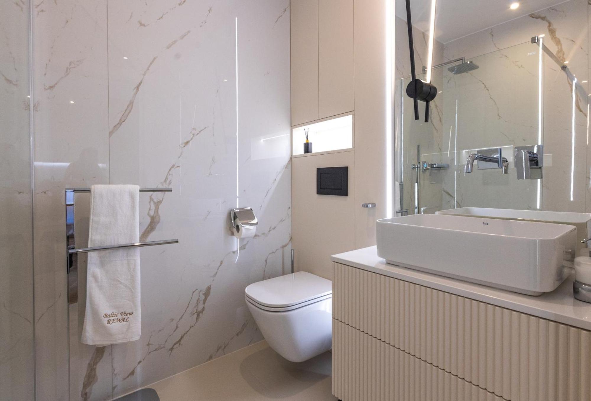 Baltic View Rewal 6-Pax Latte Apartment ภายนอก รูปภาพ